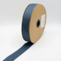 Sangle anse de sac bandoulière 4 cm, bleu denim