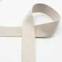 Tassenband Gold Metal Fibre 40mm, zandkleurig