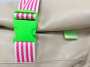 Tassluiting set 3,8 cm groen