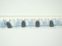 Kwastjesband 4,2 cm, blauw