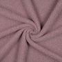 Tissu sherpa peluche teddy double face, vieux lilas