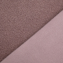 Tissu sherpa peluche teddy double face, vieux rose