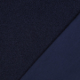 Teddy fleece doubleface, donkerblauw