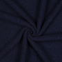 Teddy fleece doubleface, donkerblauw