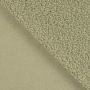 Tissu sherpa peluche teddy cloudy, vert pâle