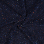 Teddy pluche confetti, donkerblauw