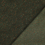 Teddy pluche confetti, donkergroen