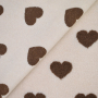 Teddyplüsch Hearts, creme