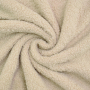 Tissu sherpa peluche teddy léger, beige