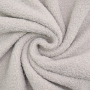 Tissu sherpa peluche teddy léger, gris taupe clair