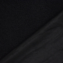 Tissu sherpa peluche teddy léger, noir