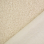 Tissu sherpa peluche teddy uni, beige