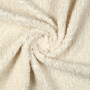 Teddy plush plain, off white