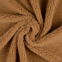 Teddy pluche imitatiesuède doubleface, camel
