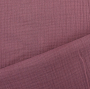 Katoenen mousseline triple gauze, bessenkleurig