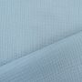 Tissu triple gaze de coton, gris bleu