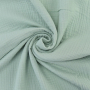 Tissu triple gaze de coton, menthe clair