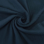 Katoenen mousseline triple gauze, marineblauw