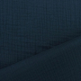 Katoenen mousseline triple gauze, marineblauw