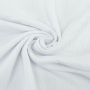 Katoenen mousseline triple gauze, wit