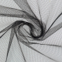 Tissu tulle uni, noir