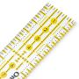 Universal ruler with cm scale 3 x 15 cm