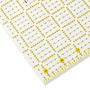 Universal Ruler with inch scale 9.5 x 9.5 inch