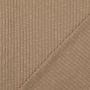 Tissu maille tricot côtelé Vintage, sable