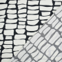 Tissu voile de viscose Bricks, noir