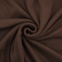 Viscose fine rib jersey brushed, brown