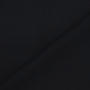 Viscose fijne ribjersey brushed, zwart