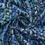 Viskose crêpe Colour Spots, blauw