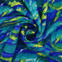 Viscose Krinkle Linda, royal blue