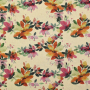 Viscose Linnen bloemranken, naturel