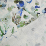 Viscose Linnen Flower Dream, groen
