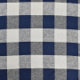 Viscose Linnen Karo, donkerblauw