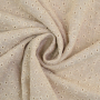 Viscose Linen embroidery Anna, natural