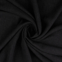 Viscose linnen mix, zwart