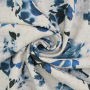 Viscose Linnen Rose Dream, blauw