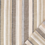 Tissu lin viscose rayé, sable