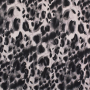 Viscose mix jersey Animal Skin, taupe