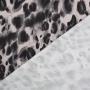 Viscose mix jersey Animal Skin, taupe