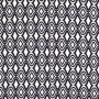 Tissu viscose popeline Géométrique Pattern, bleu marine