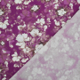 Viscose poplin roses, berry