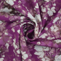 Viscose poplin roses, berry
