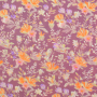 Viscose Popeline wildflowers, oudroze