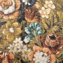 Viscose satijn Flower Dream, oranje