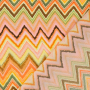 Viscose satin Zick Zack, apricot