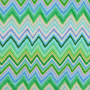 Viscose satin Zick Zack, green