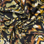Viskose Stretch Brush Stripes, khaki